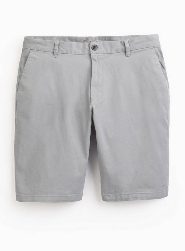 Light Blue Longer Length Chino Shorts 30